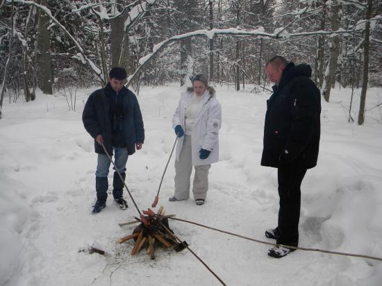 Saucisse partie!  février 2010, Bialowieza