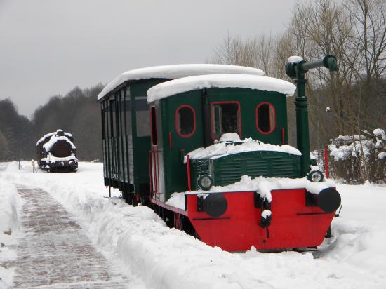 Vieille locomotive Biélorusses